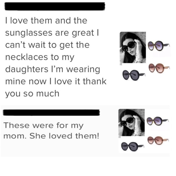 Oversized Round Sunglasses in Black & Yellow - Picture 6 of 7